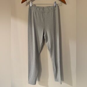 Gray Ribbed Leggings alo